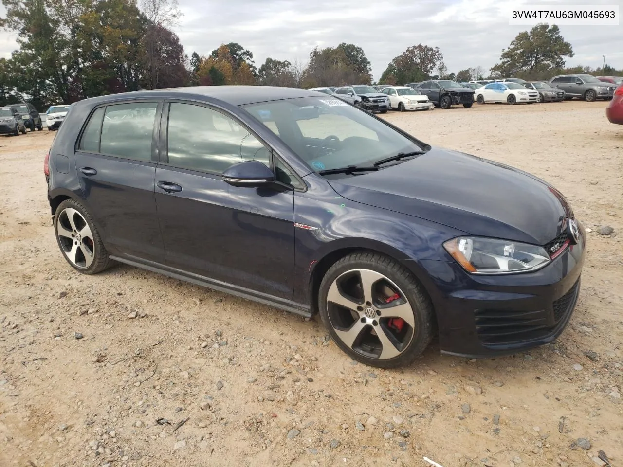 2016 Volkswagen Gti S/Se VIN: 3VW4T7AU6GM045693 Lot: 78169114