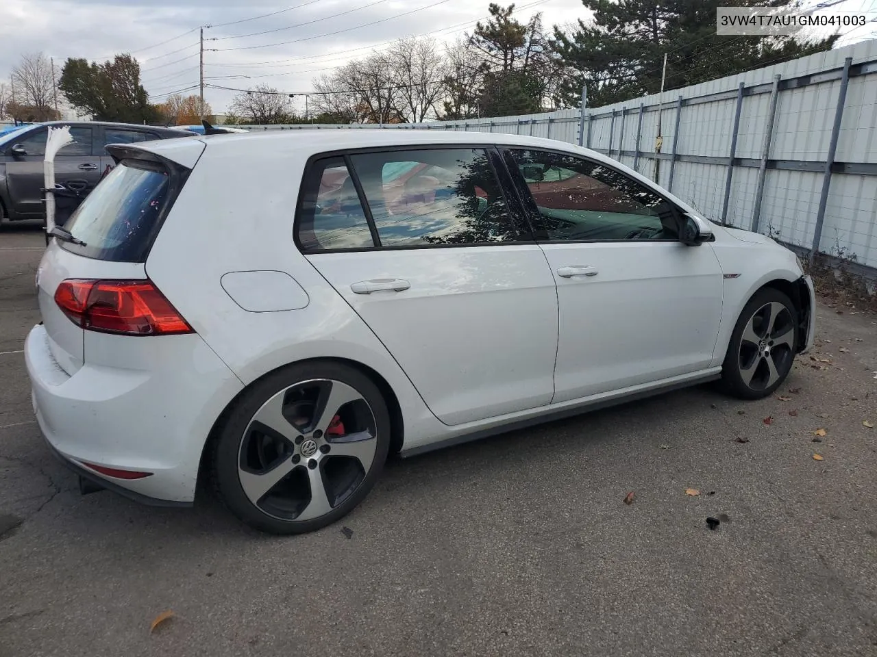 2016 Volkswagen Gti S/Se VIN: 3VW4T7AU1GM041003 Lot: 79169304