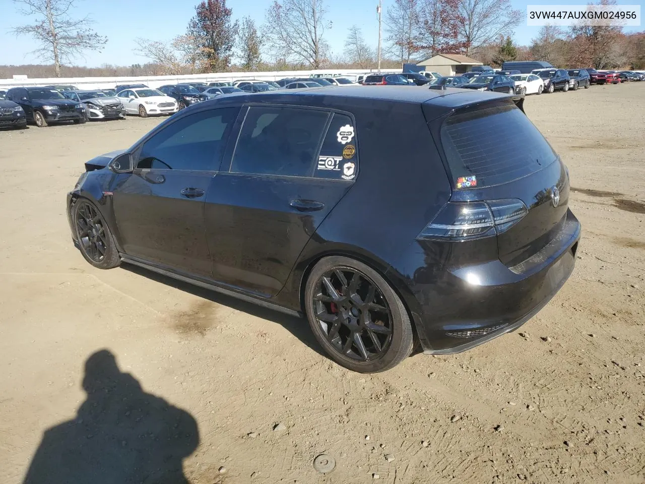 2016 Volkswagen Gti S/Se VIN: 3VW447AUXGM024956 Lot: 79888354