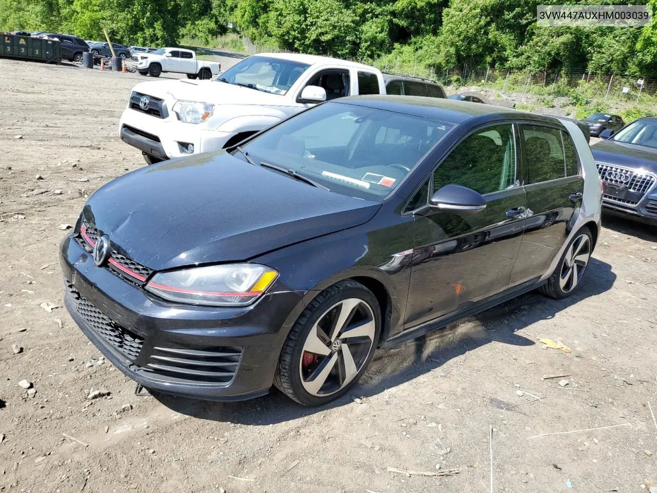 3VW447AUXHM003039 2017 Volkswagen Gti S/Se