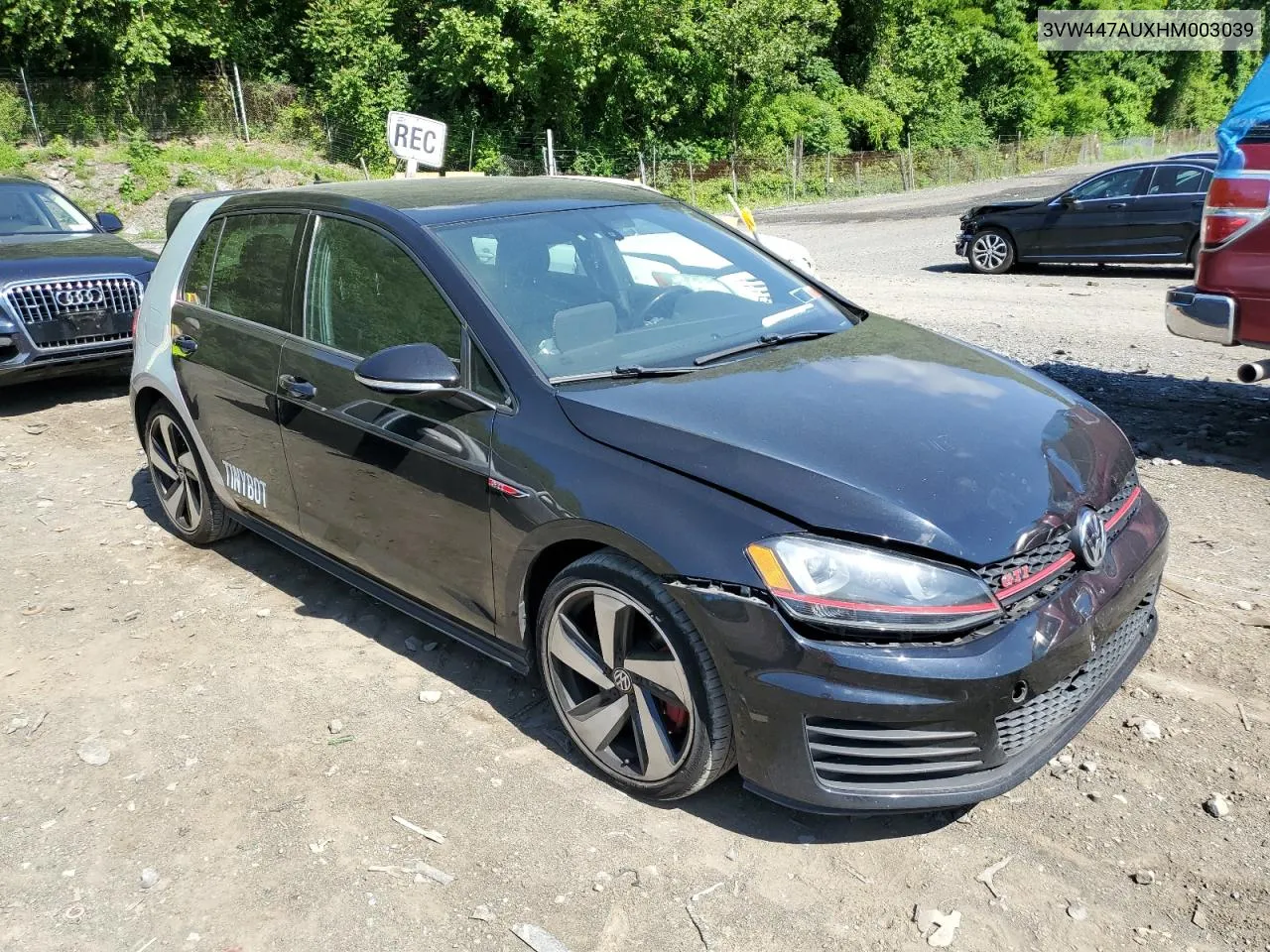 3VW447AUXHM003039 2017 Volkswagen Gti S/Se