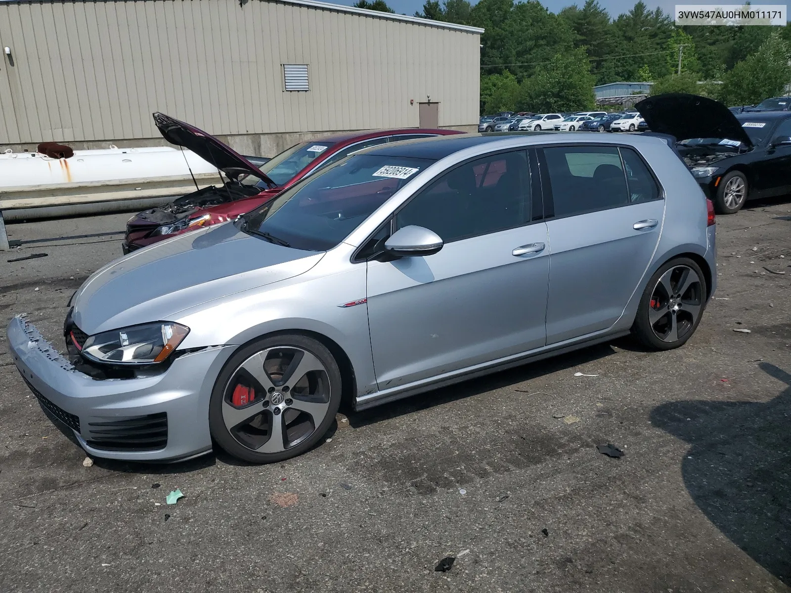 2017 Volkswagen Gti Sport VIN: 3VW547AU0HM011171 Lot: 59206914