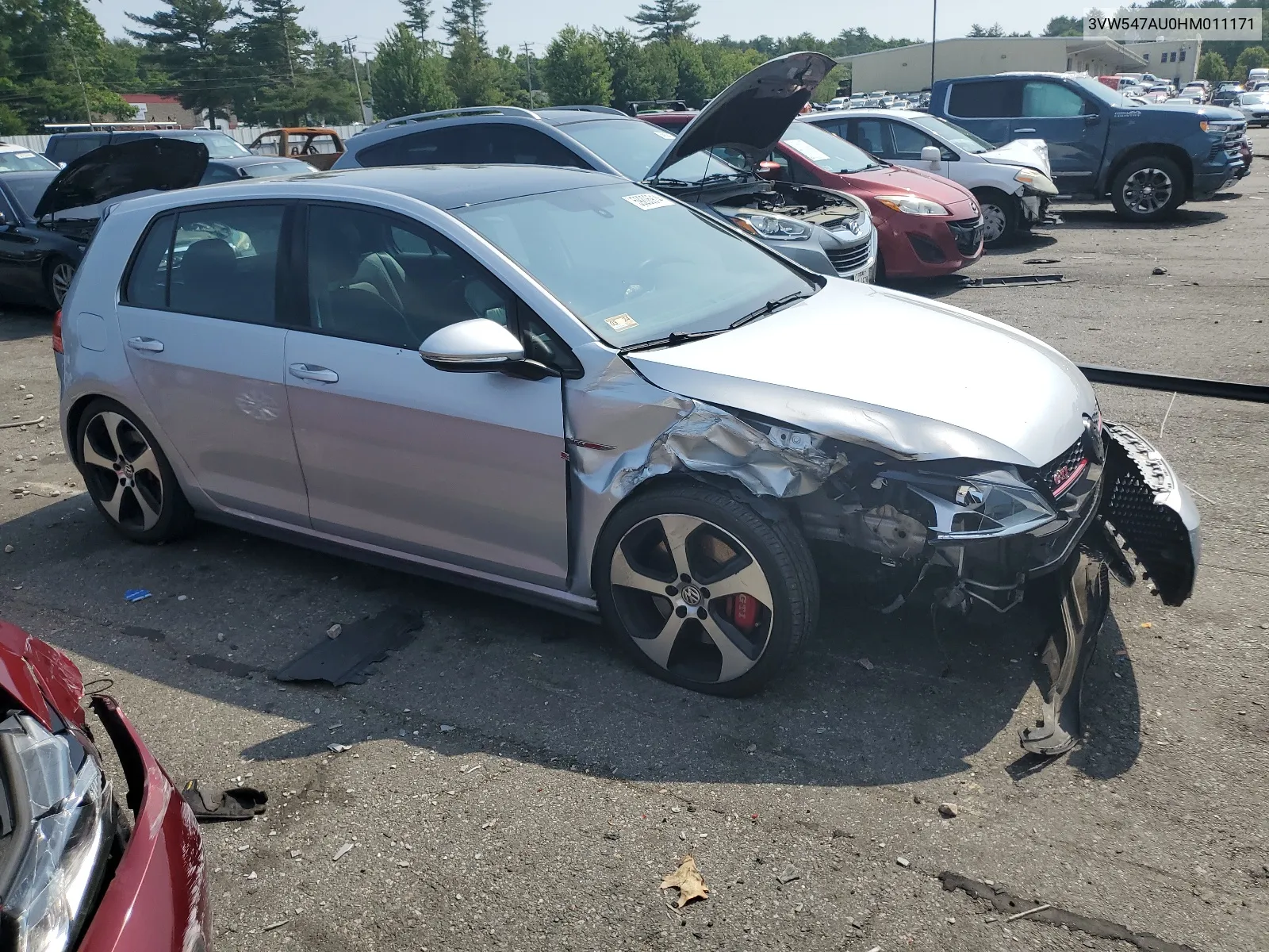 2017 Volkswagen Gti Sport VIN: 3VW547AU0HM011171 Lot: 59206914