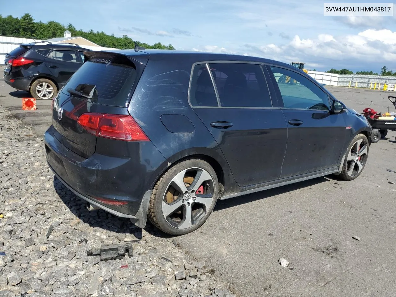 2017 Volkswagen Gti S/Se VIN: 3VW447AU1HM043817 Lot: 62504184