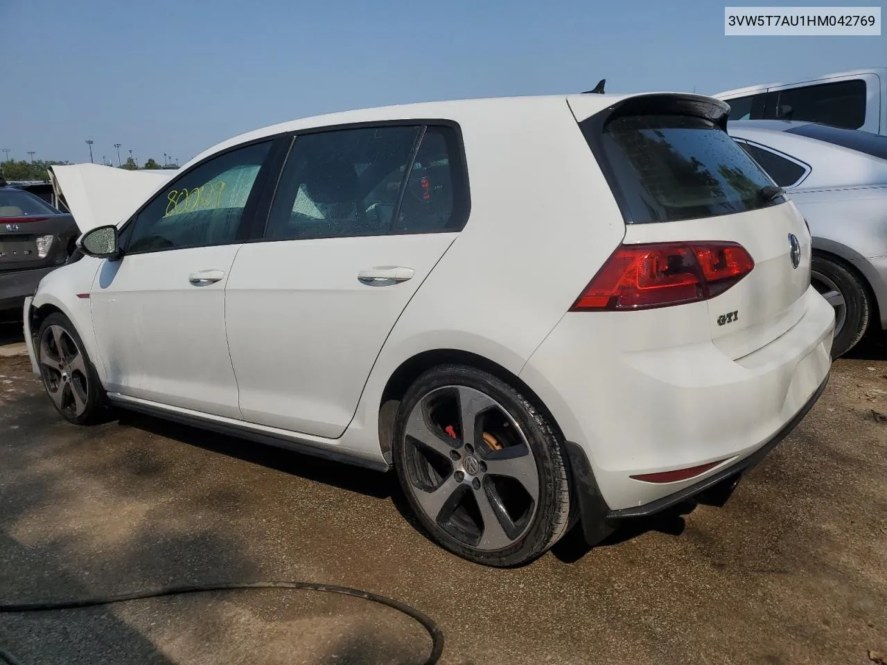 2017 Volkswagen Gti S VIN: 3VW5T7AU1HM042769 Lot: 64163364