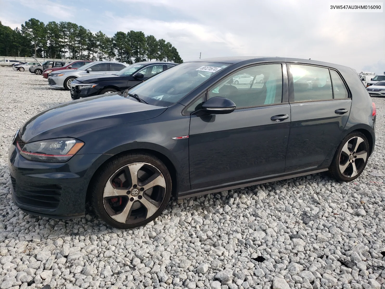 2017 Volkswagen Gti Sport VIN: 3VW547AU3HM016090 Lot: 66121674