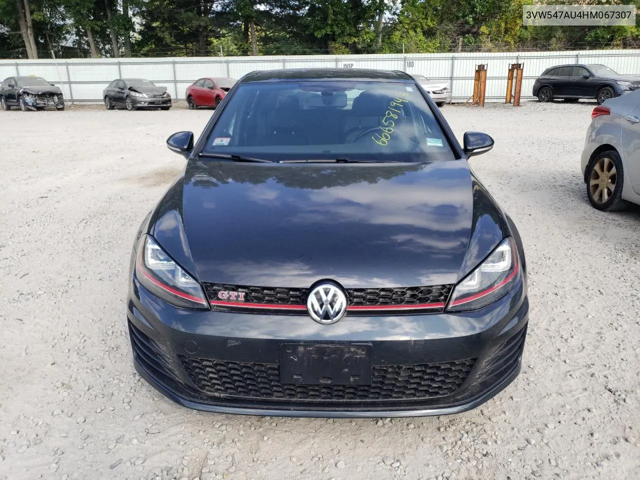 2017 Volkswagen Gti Sport VIN: 3VW547AU4HM067307 Lot: 66658194