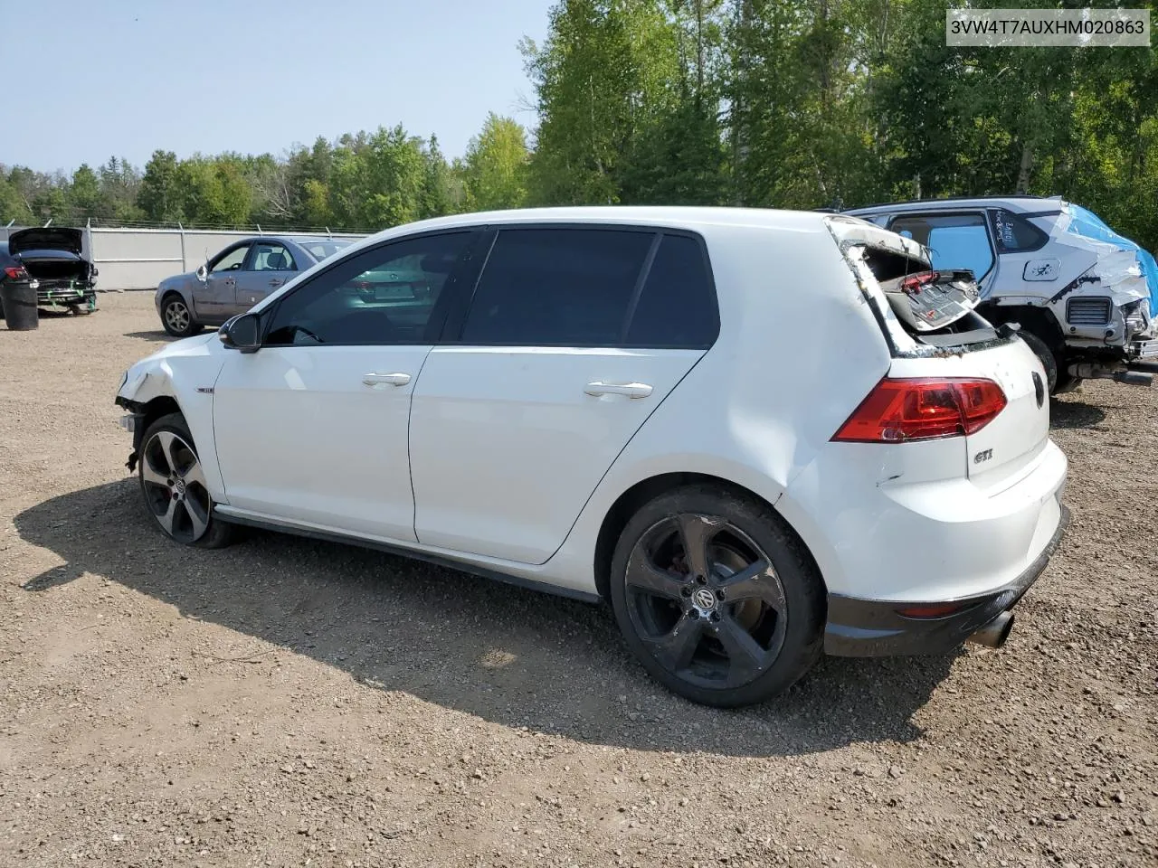 2017 Volkswagen Gti S VIN: 3VW4T7AUXHM020863 Lot: 66874984