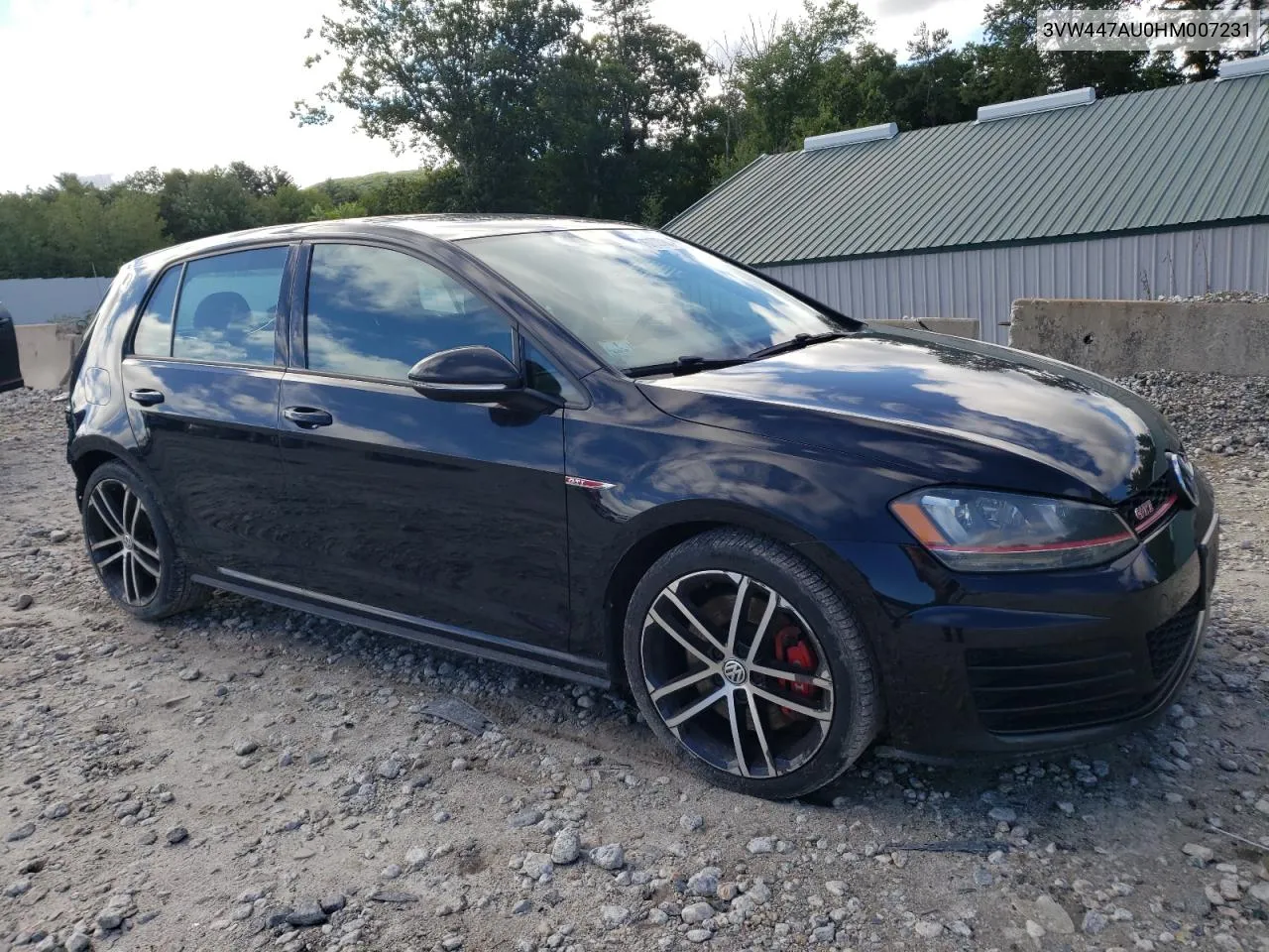 3VW447AU0HM007231 2017 Volkswagen Gti S/Se