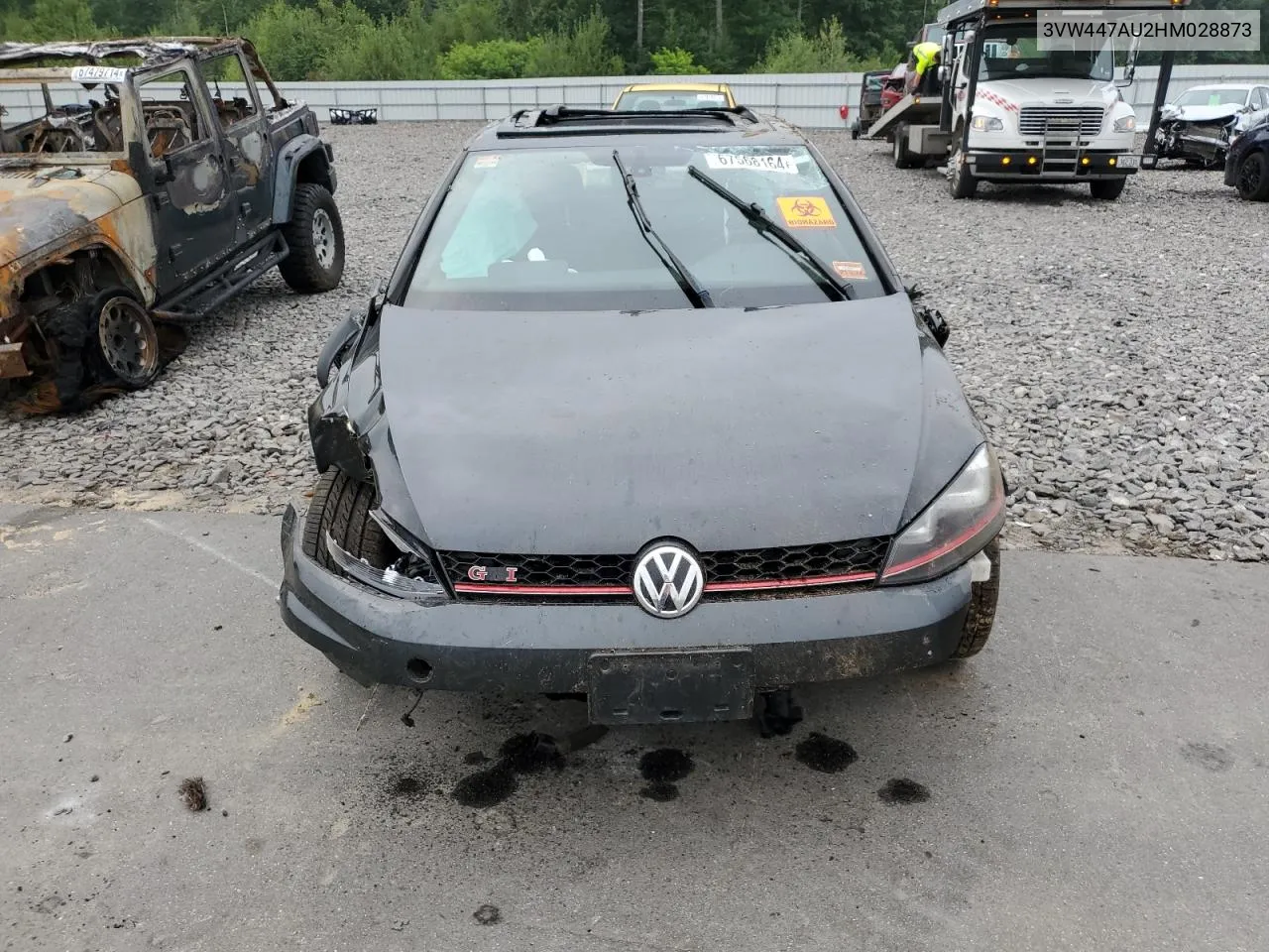 3VW447AU2HM028873 2017 Volkswagen Gti S/Se