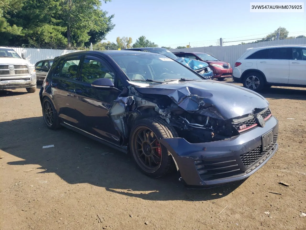 2017 Volkswagen Gti Sport VIN: 3VW547AU9HM076925 Lot: 69679594