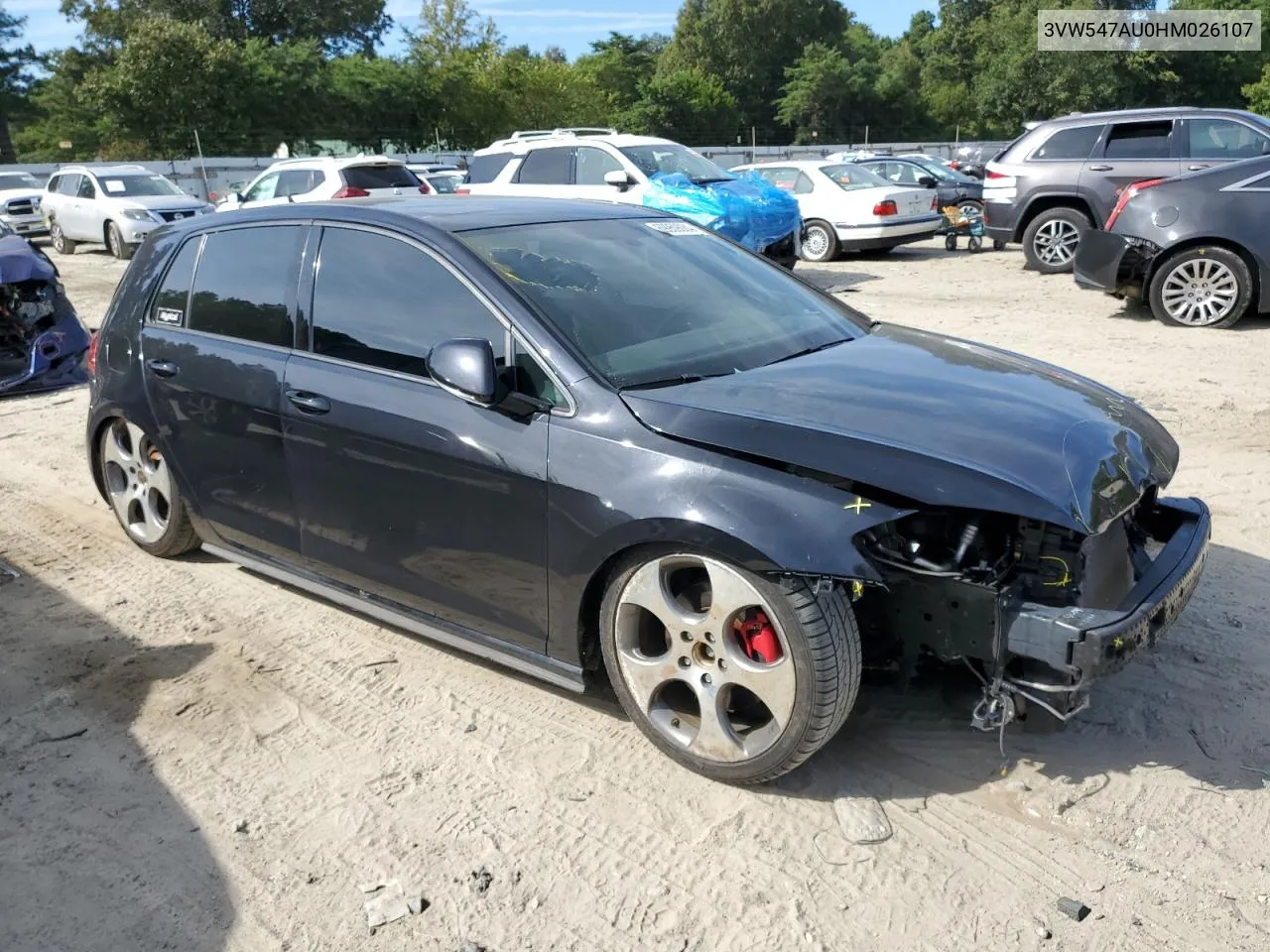 2017 Volkswagen Gti Sport VIN: 3VW547AU0HM026107 Lot: 69959084