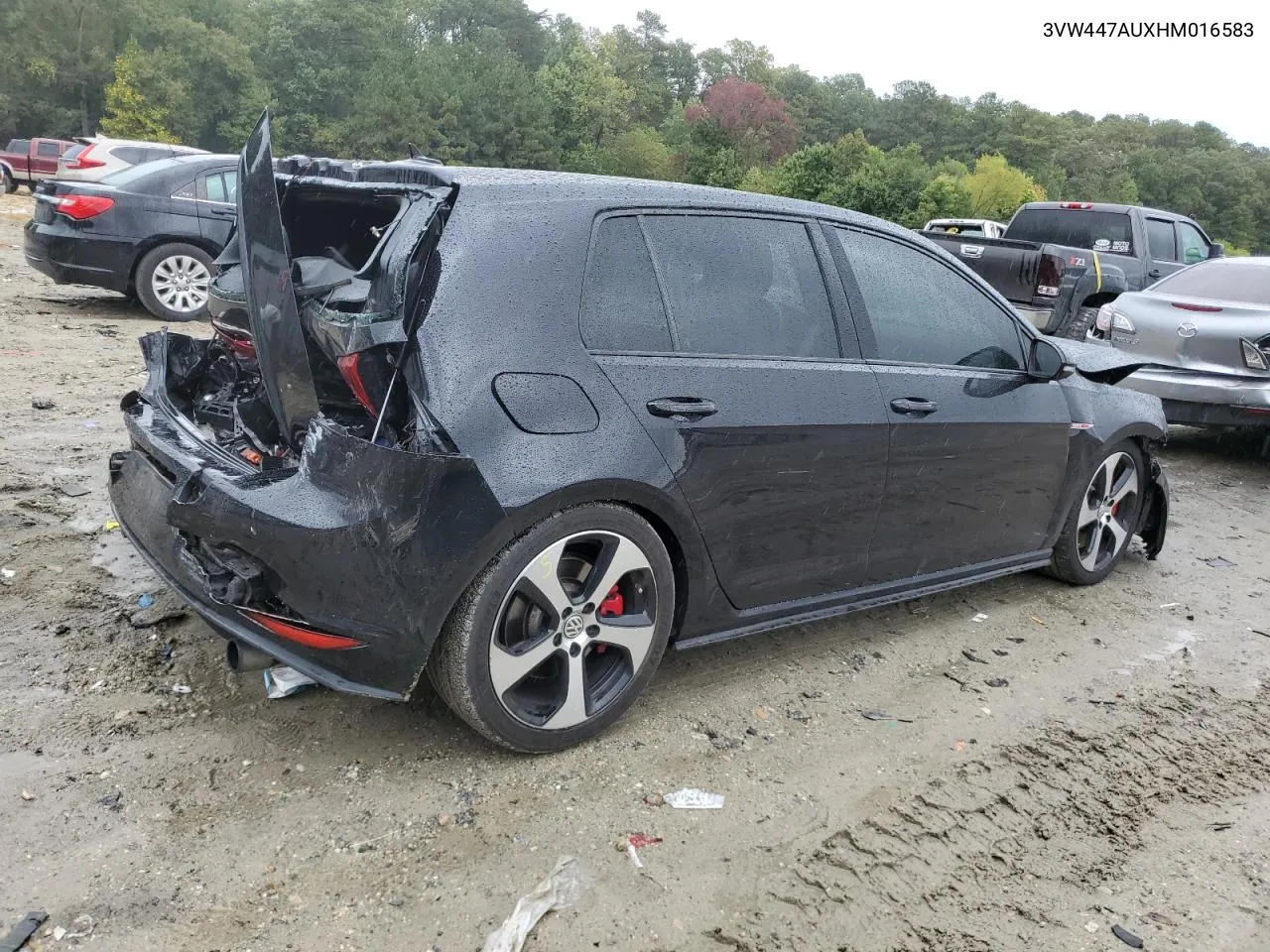 3VW447AUXHM016583 2017 Volkswagen Gti S/Se