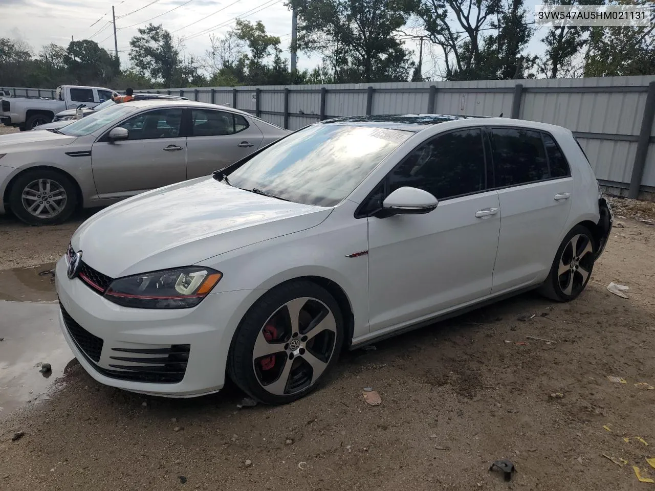 2017 Volkswagen Gti Sport VIN: 3VW547AU5HM021131 Lot: 71445474