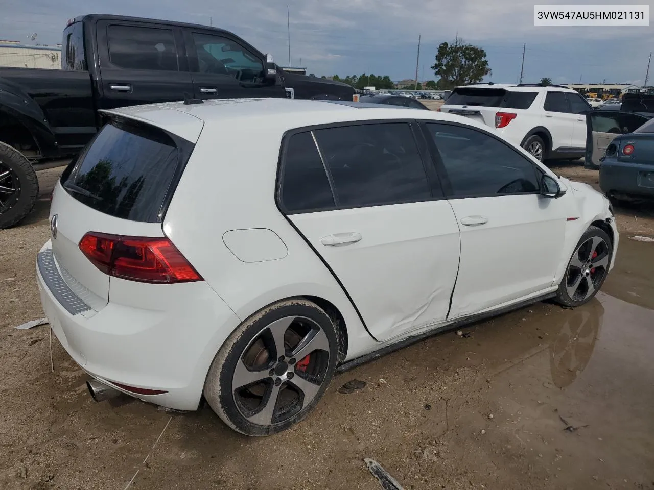 2017 Volkswagen Gti Sport VIN: 3VW547AU5HM021131 Lot: 71445474