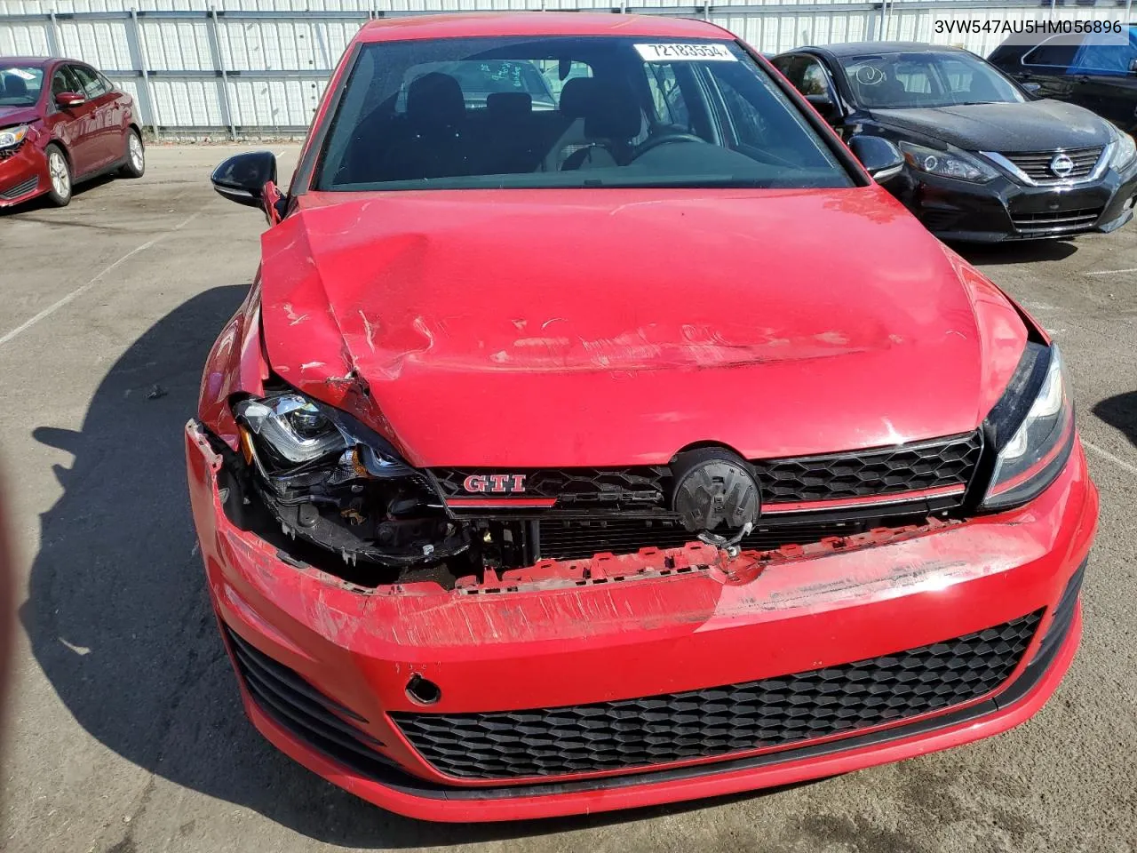 3VW547AU5HM056896 2017 Volkswagen Gti Sport