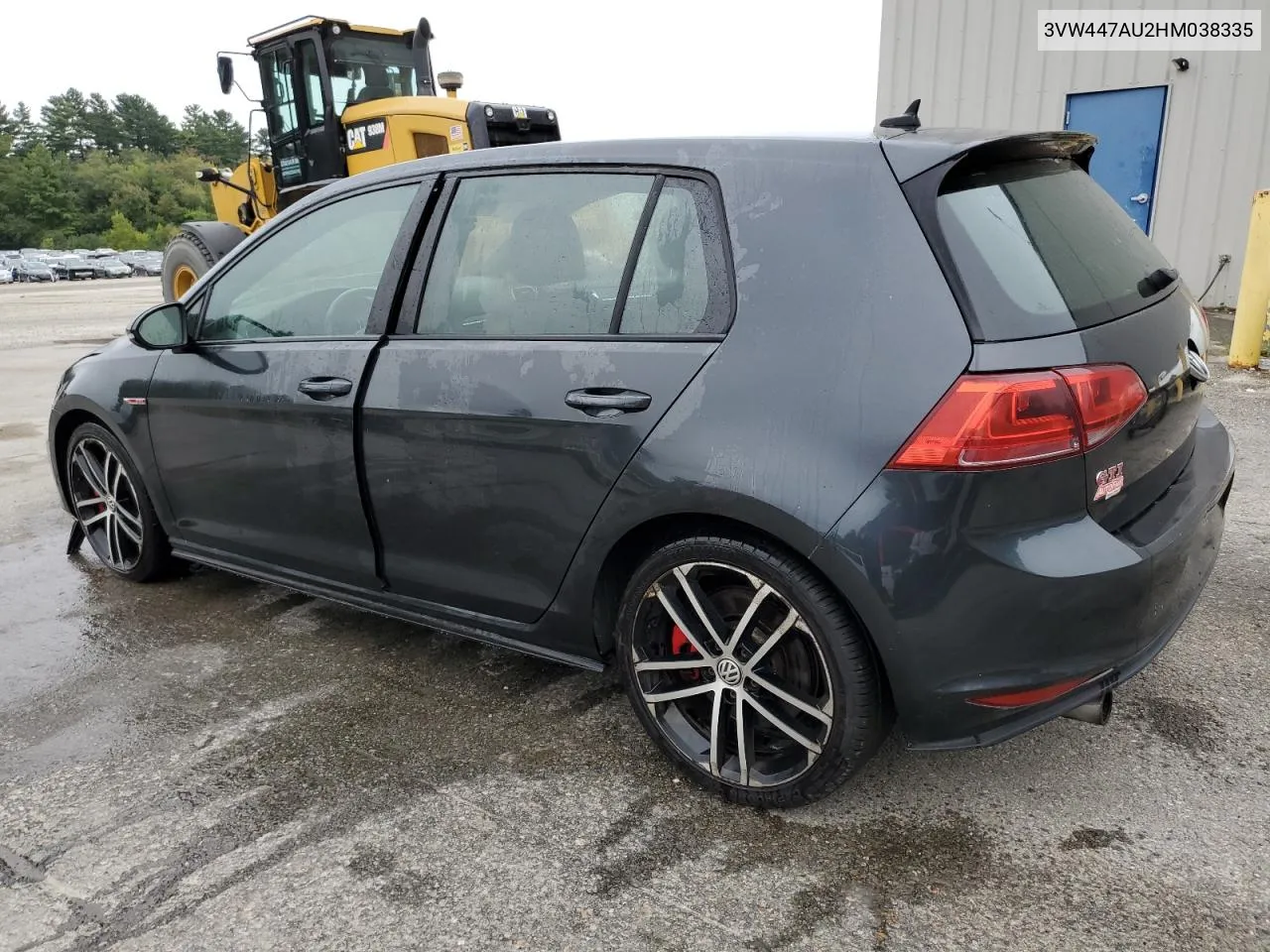 2017 Volkswagen Gti S/Se VIN: 3VW447AU2HM038335 Lot: 72215444