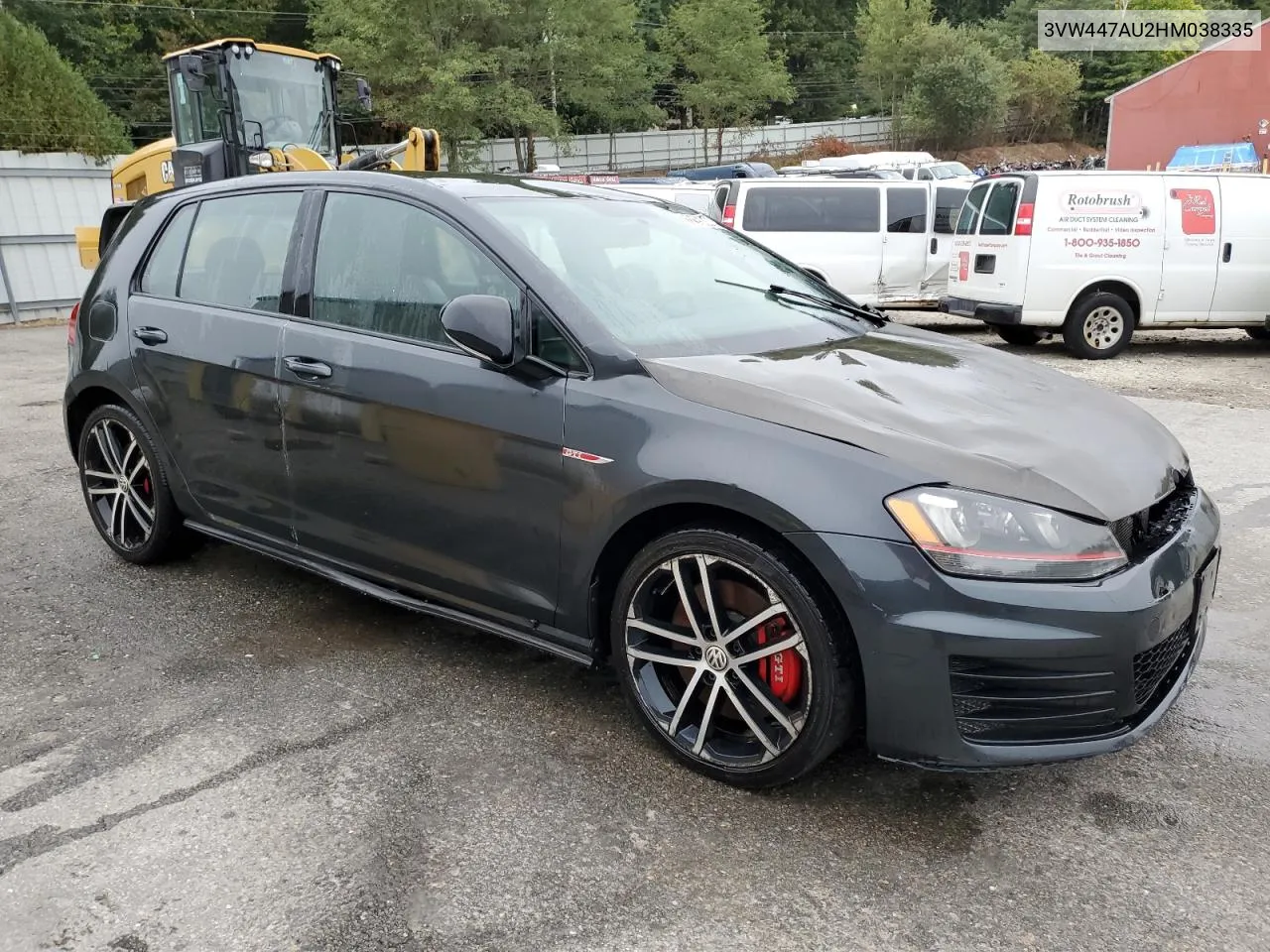 2017 Volkswagen Gti S/Se VIN: 3VW447AU2HM038335 Lot: 72215444