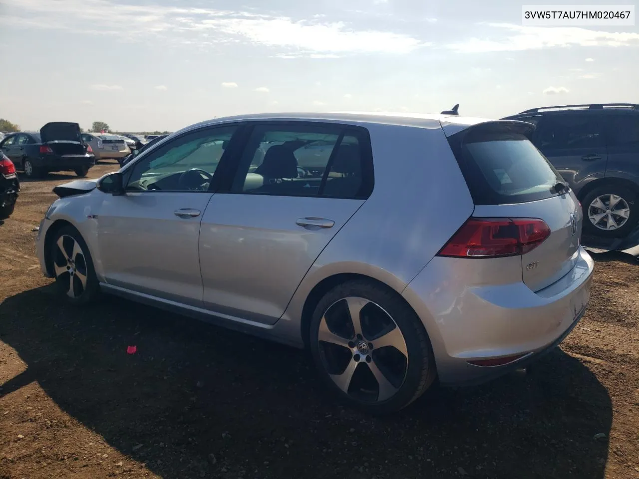 2017 Volkswagen Gti S VIN: 3VW5T7AU7HM020467 Lot: 72348534