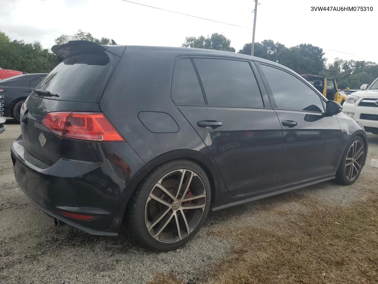 2017 Volkswagen Gti S/Se VIN: 3VW447AU6HM075310 Lot: 74739514