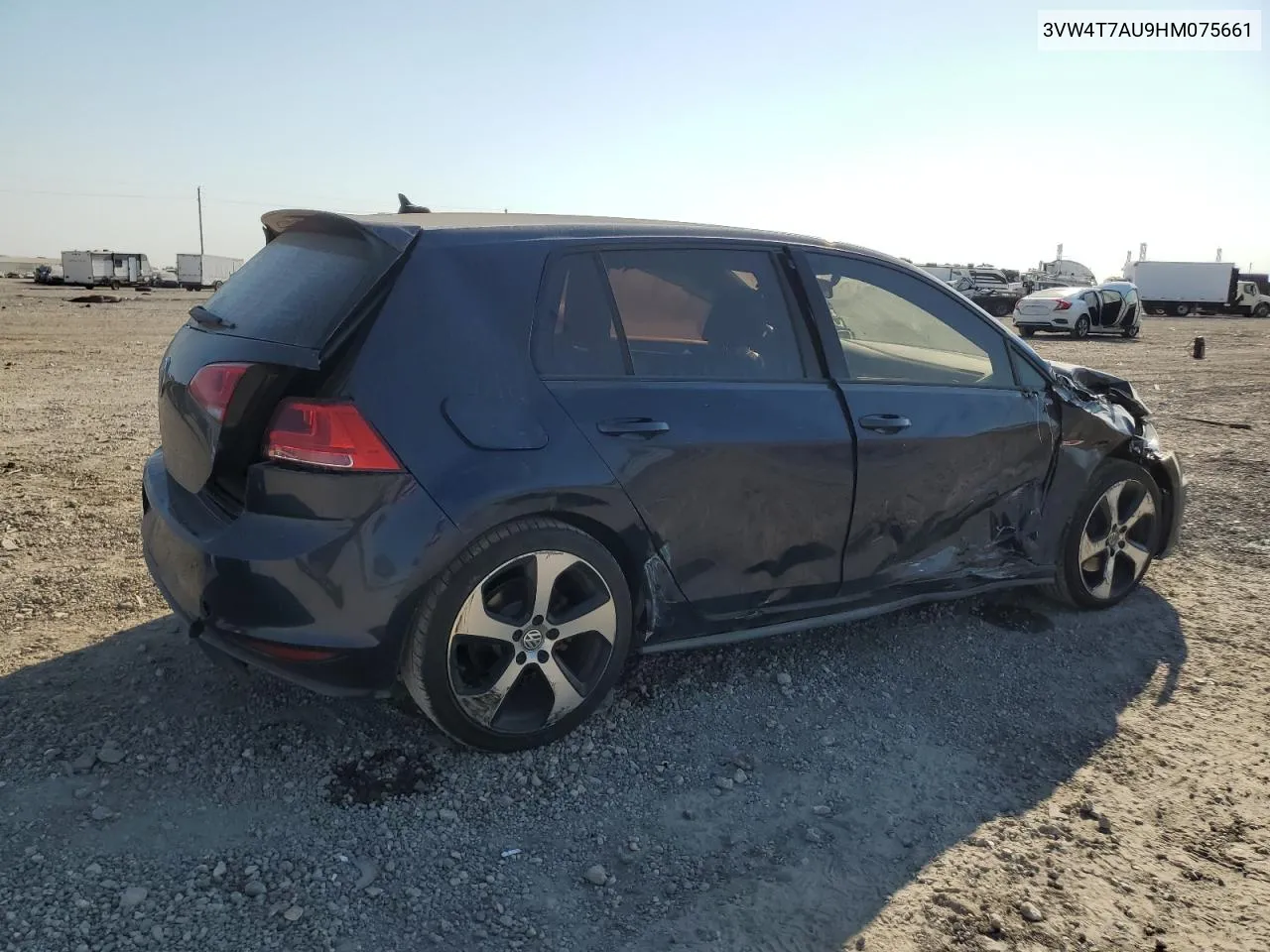 2017 Volkswagen Gti S VIN: 3VW4T7AU9HM075661 Lot: 75517774