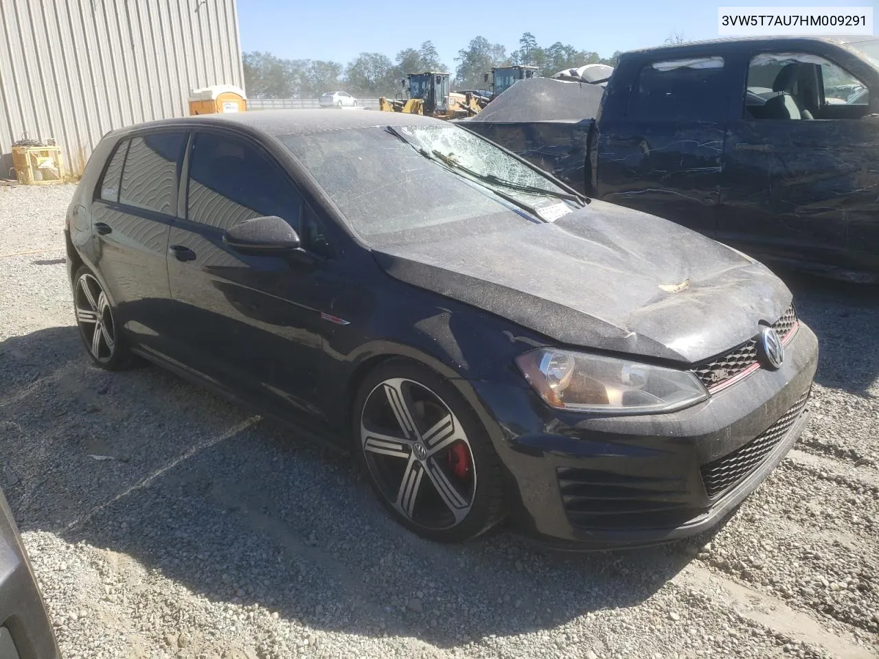 2017 Volkswagen Gti S VIN: 3VW5T7AU7HM009291 Lot: 75539854