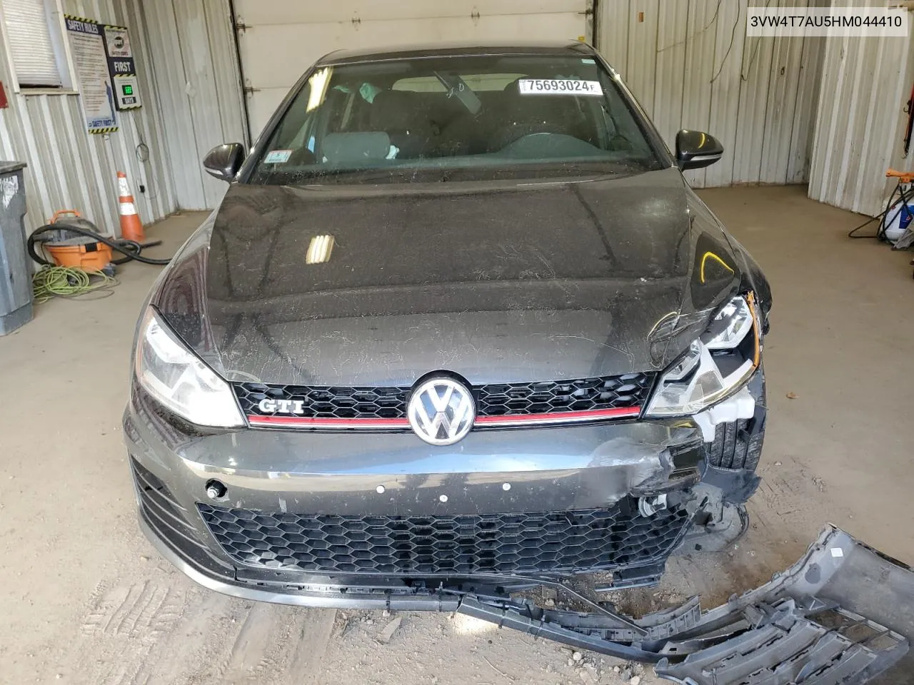 2017 Volkswagen Gti S VIN: 3VW4T7AU5HM044410 Lot: 75693024