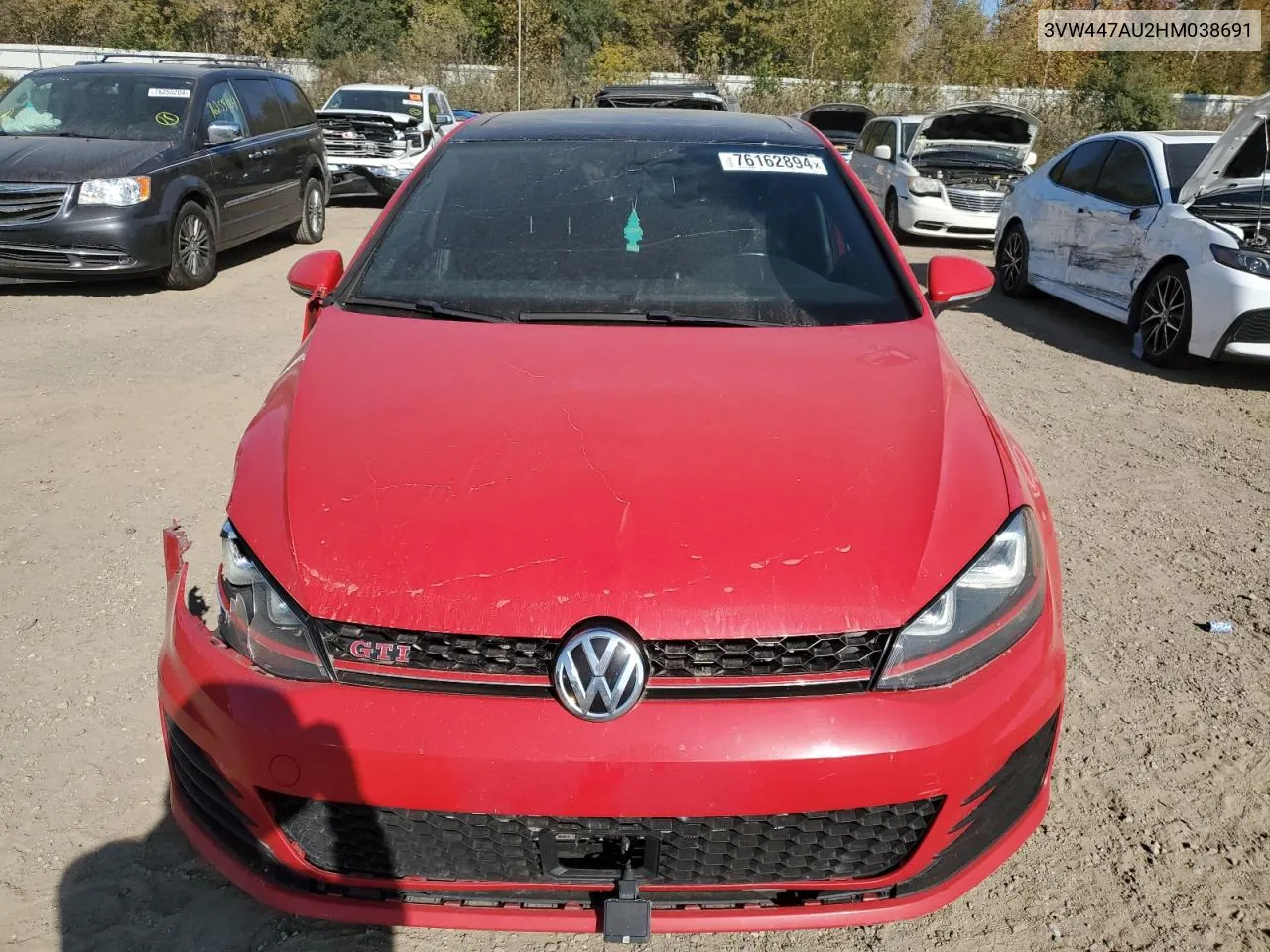 2017 Volkswagen Gti S/Se VIN: 3VW447AU2HM038691 Lot: 76162894