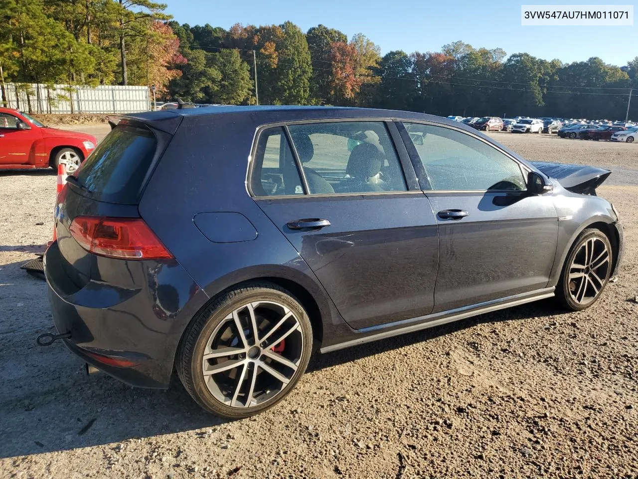 3VW547AU7HM011071 2017 Volkswagen Gti Sport