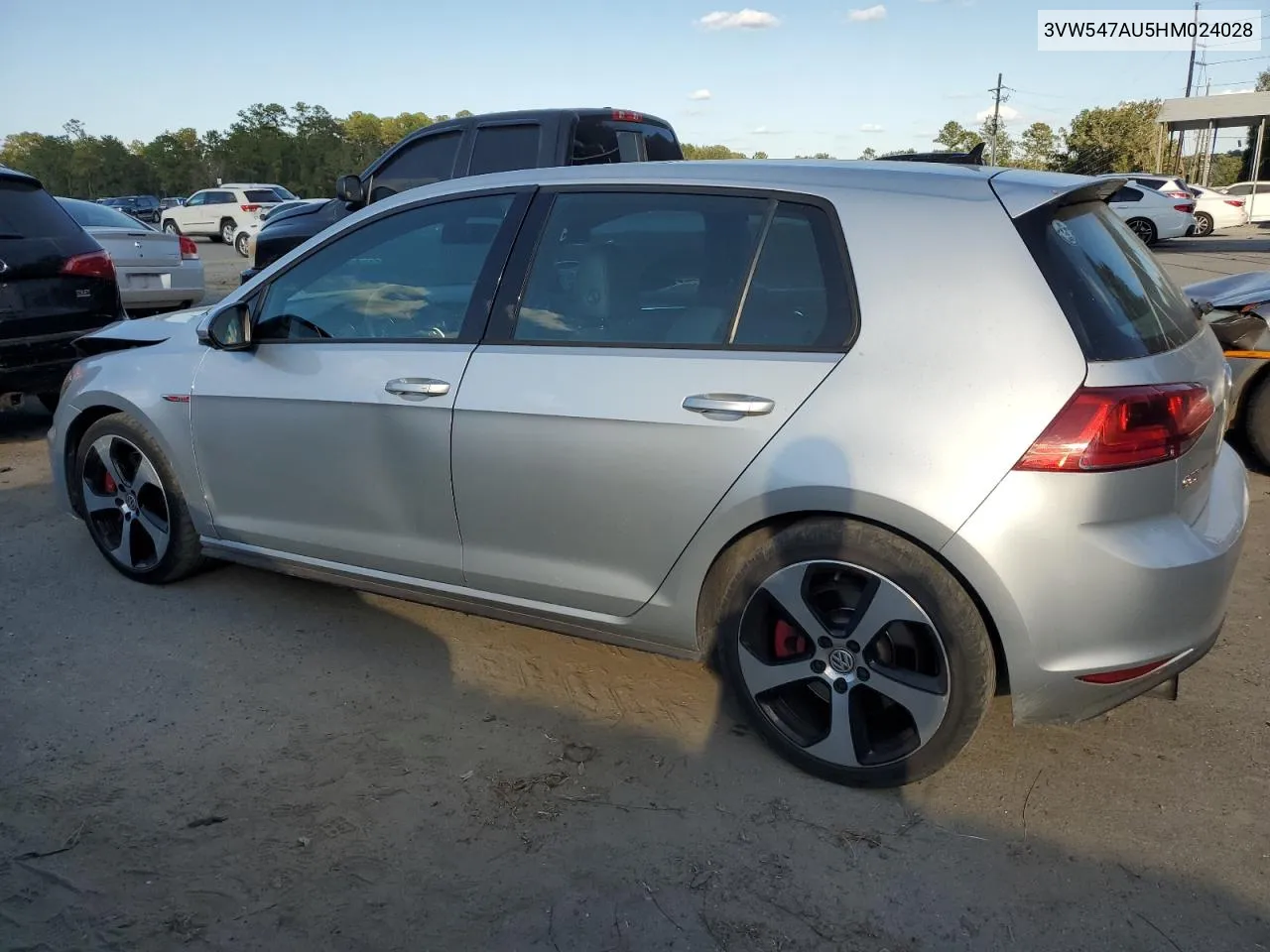 2017 Volkswagen Gti Sport VIN: 3VW547AU5HM024028 Lot: 77403484