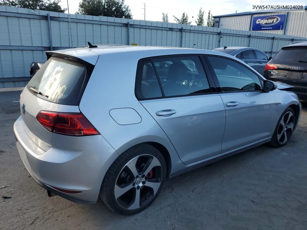 2017 Volkswagen Gti Sport VIN: 3VW547AU5HM024028 Lot: 77403484