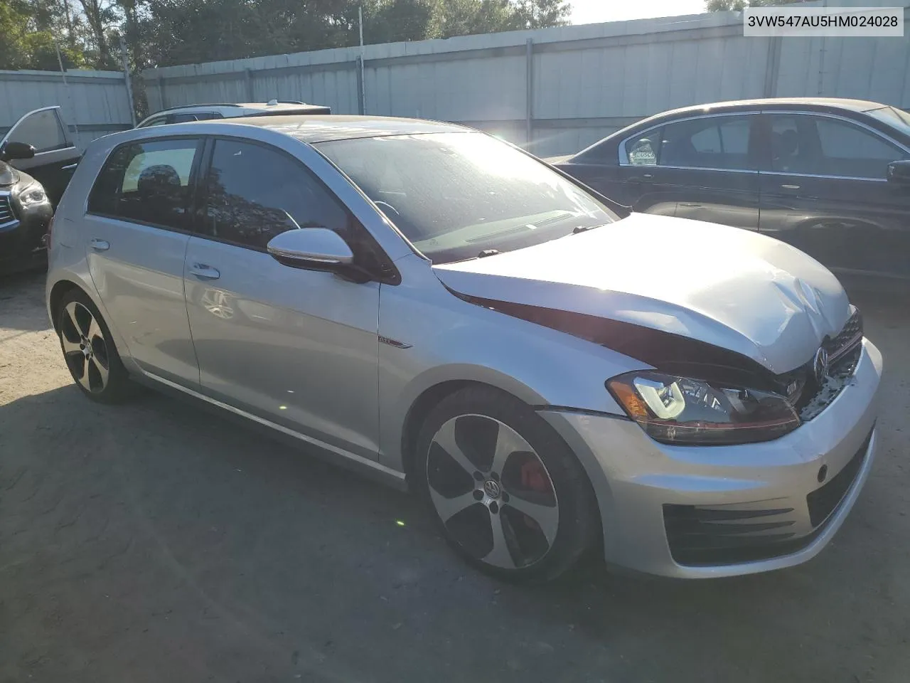 2017 Volkswagen Gti Sport VIN: 3VW547AU5HM024028 Lot: 77403484