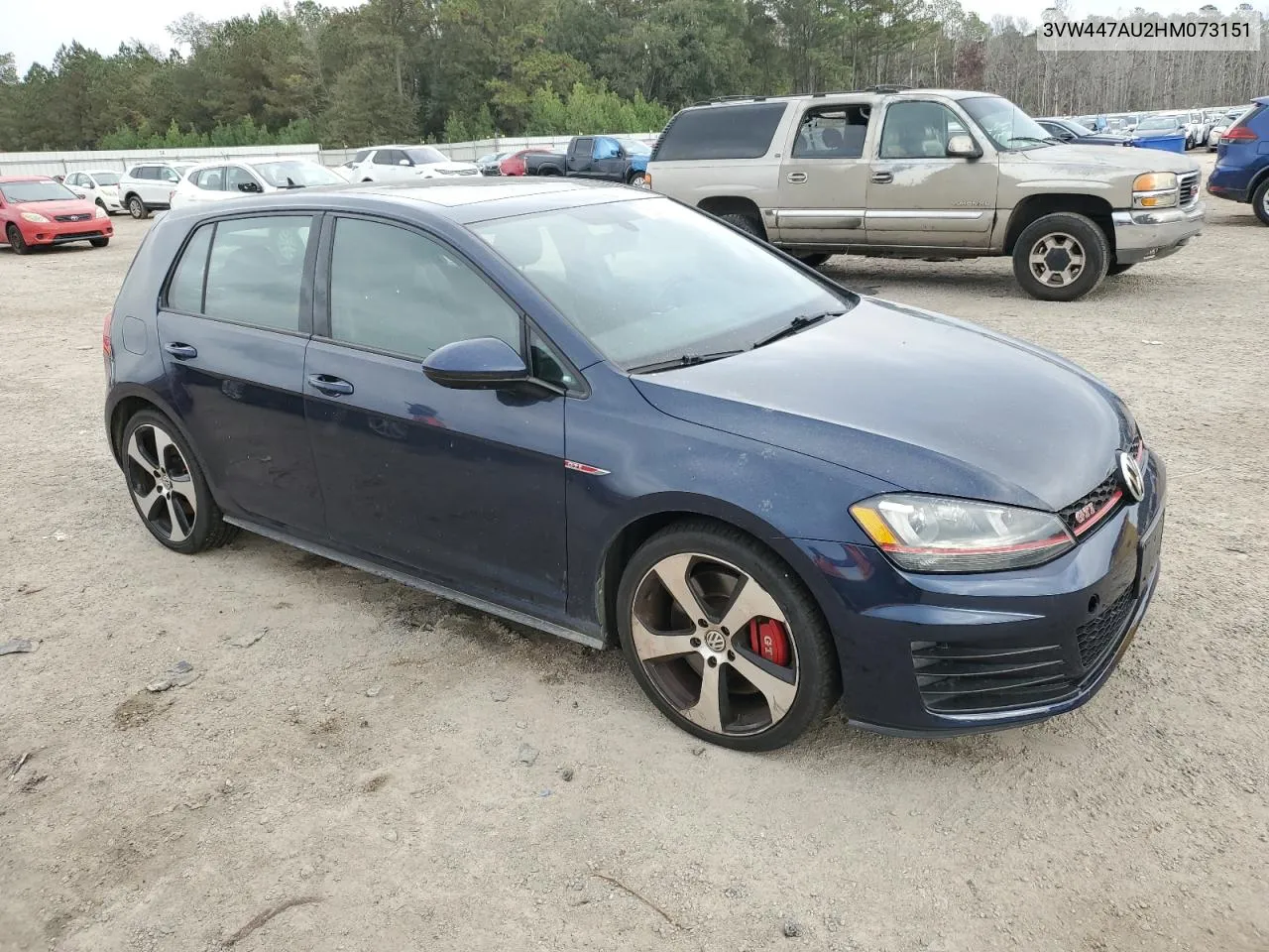 2017 Volkswagen Gti S/Se VIN: 3VW447AU2HM073151 Lot: 78215504