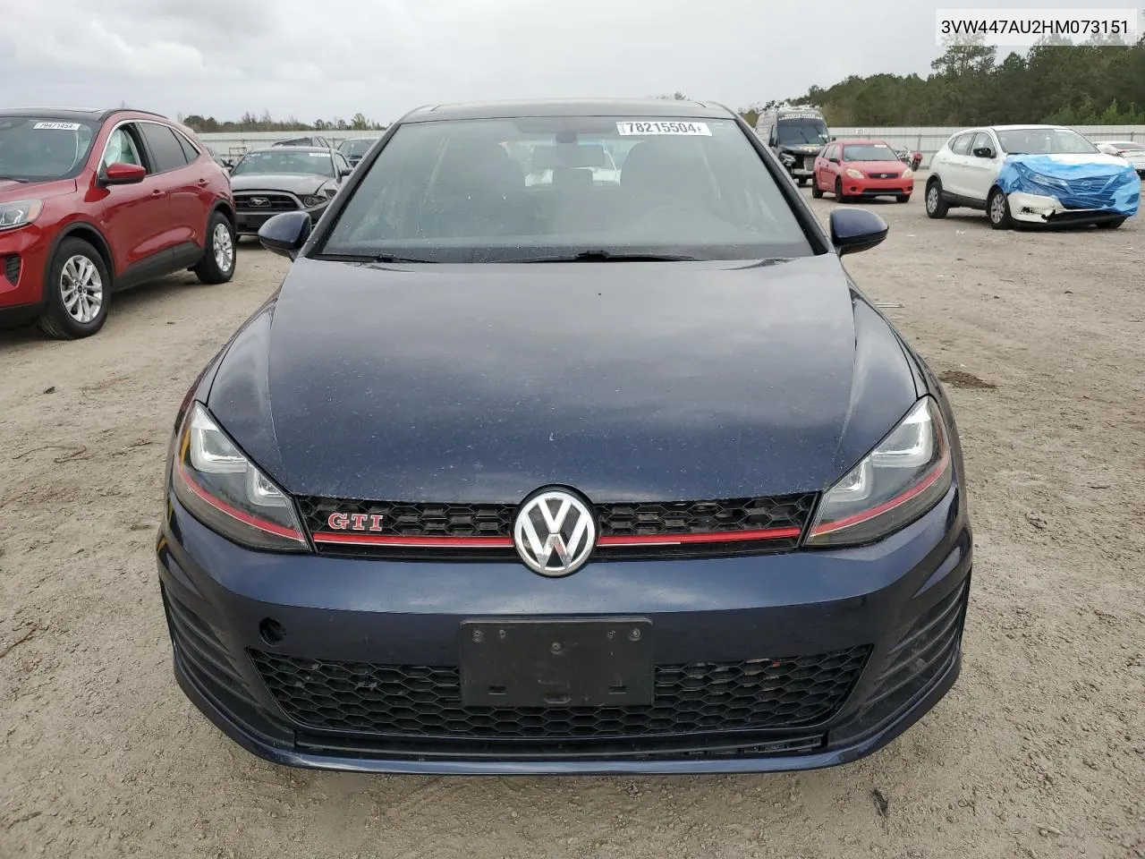 2017 Volkswagen Gti S/Se VIN: 3VW447AU2HM073151 Lot: 78215504