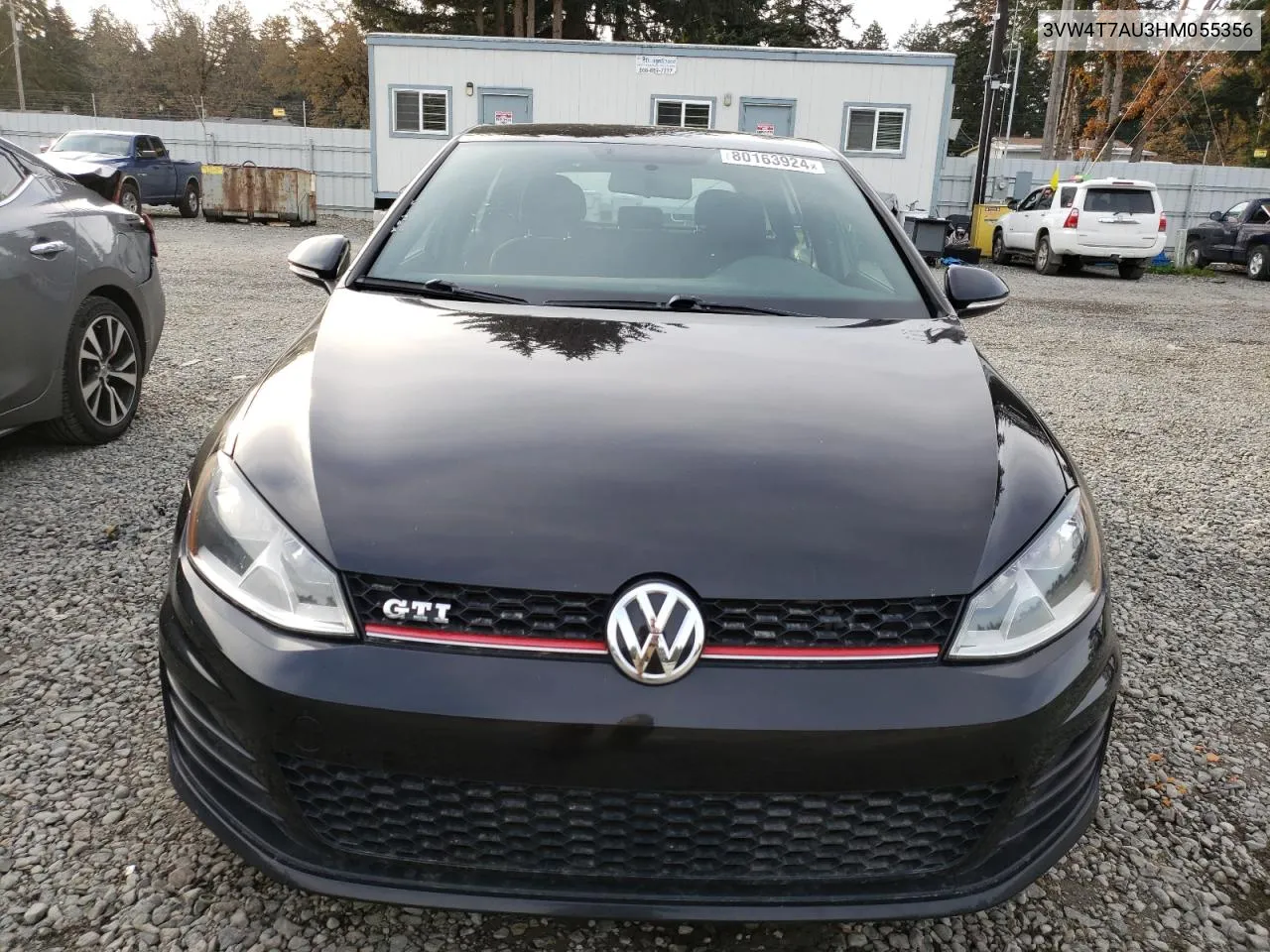 2017 Volkswagen Gti S VIN: 3VW4T7AU3HM055356 Lot: 80163924