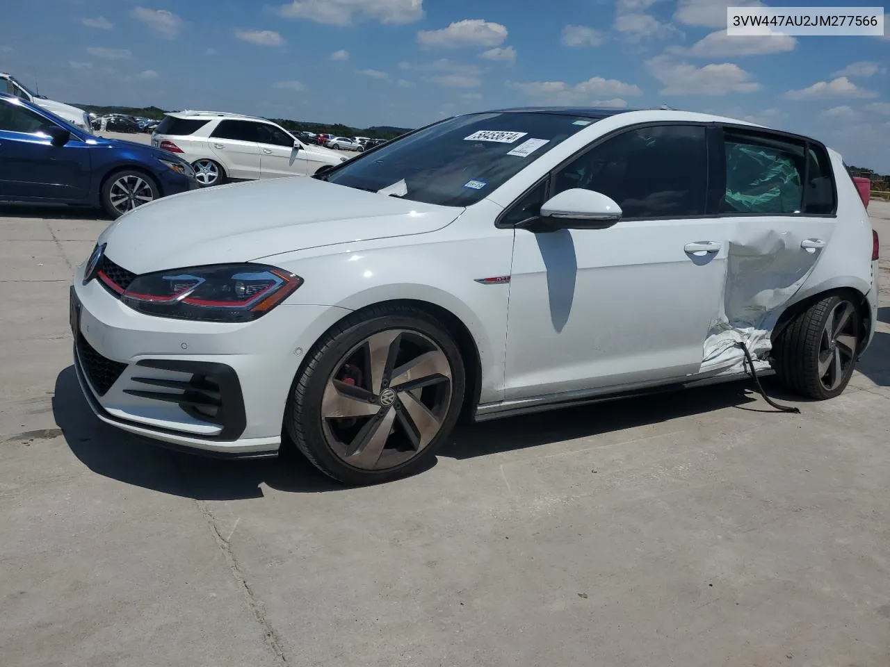 3VW447AU2JM277566 2018 Volkswagen Gti S/Se