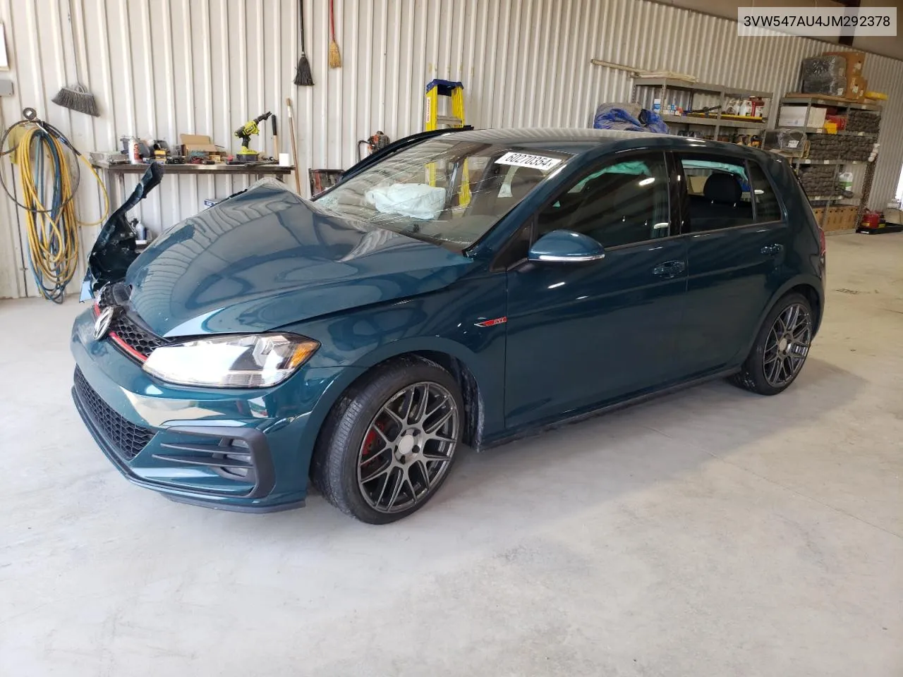 2018 Volkswagen Gti S VIN: 3VW547AU4JM292378 Lot: 60270354