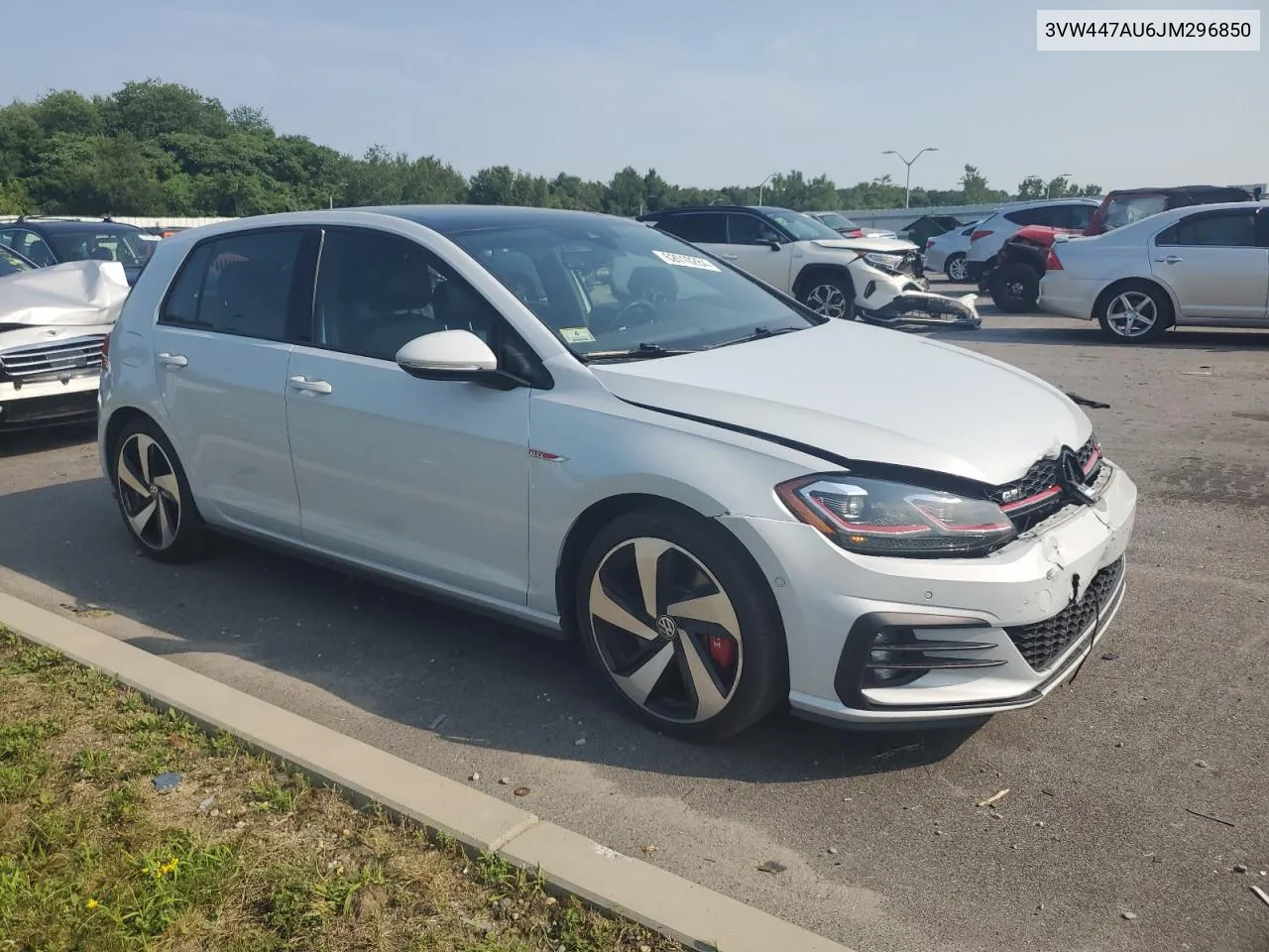 2018 Volkswagen Gti S/Se VIN: 3VW447AU6JM296850 Lot: 62010284