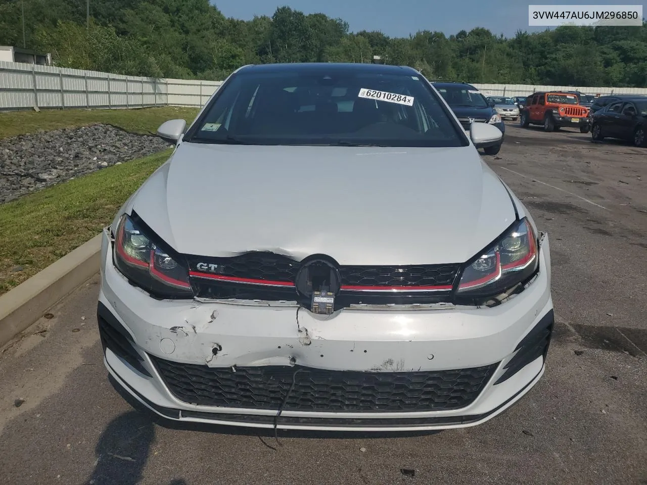 3VW447AU6JM296850 2018 Volkswagen Gti S/Se