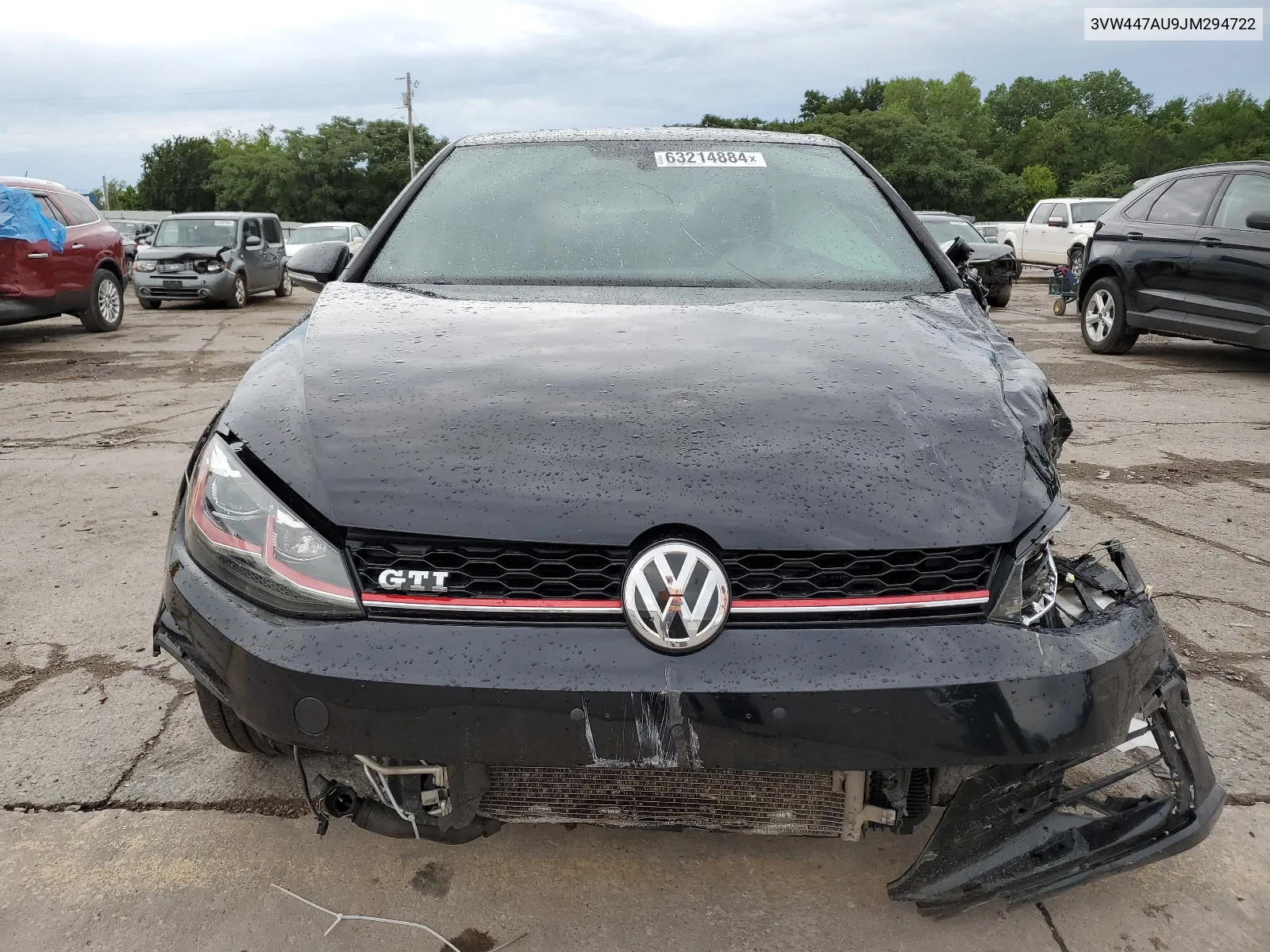 2018 Volkswagen Gti S/Se VIN: 3VW447AU9JM294722 Lot: 63214884