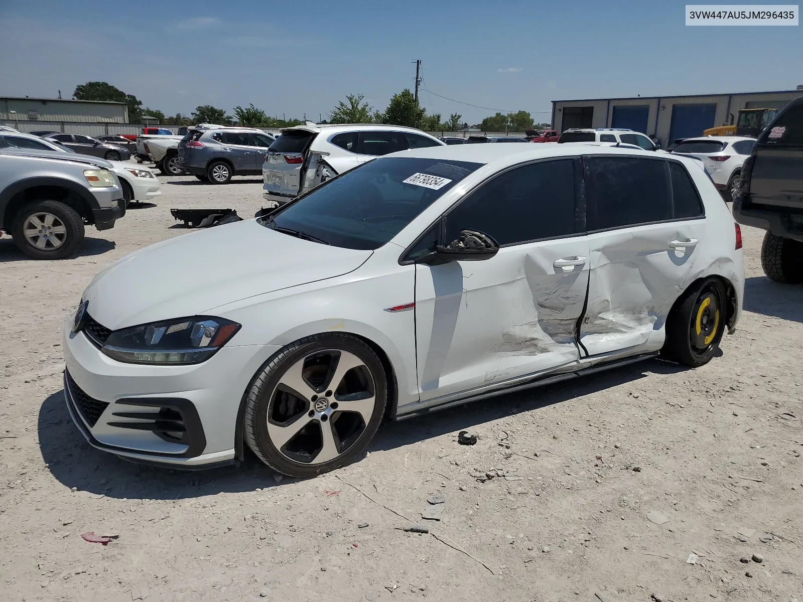 2018 Volkswagen Gti S/Se VIN: 3VW447AU5JM296435 Lot: 66798354