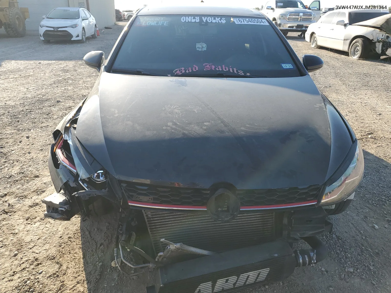 3VW447AUXJM281364 2018 Volkswagen Gti S/Se