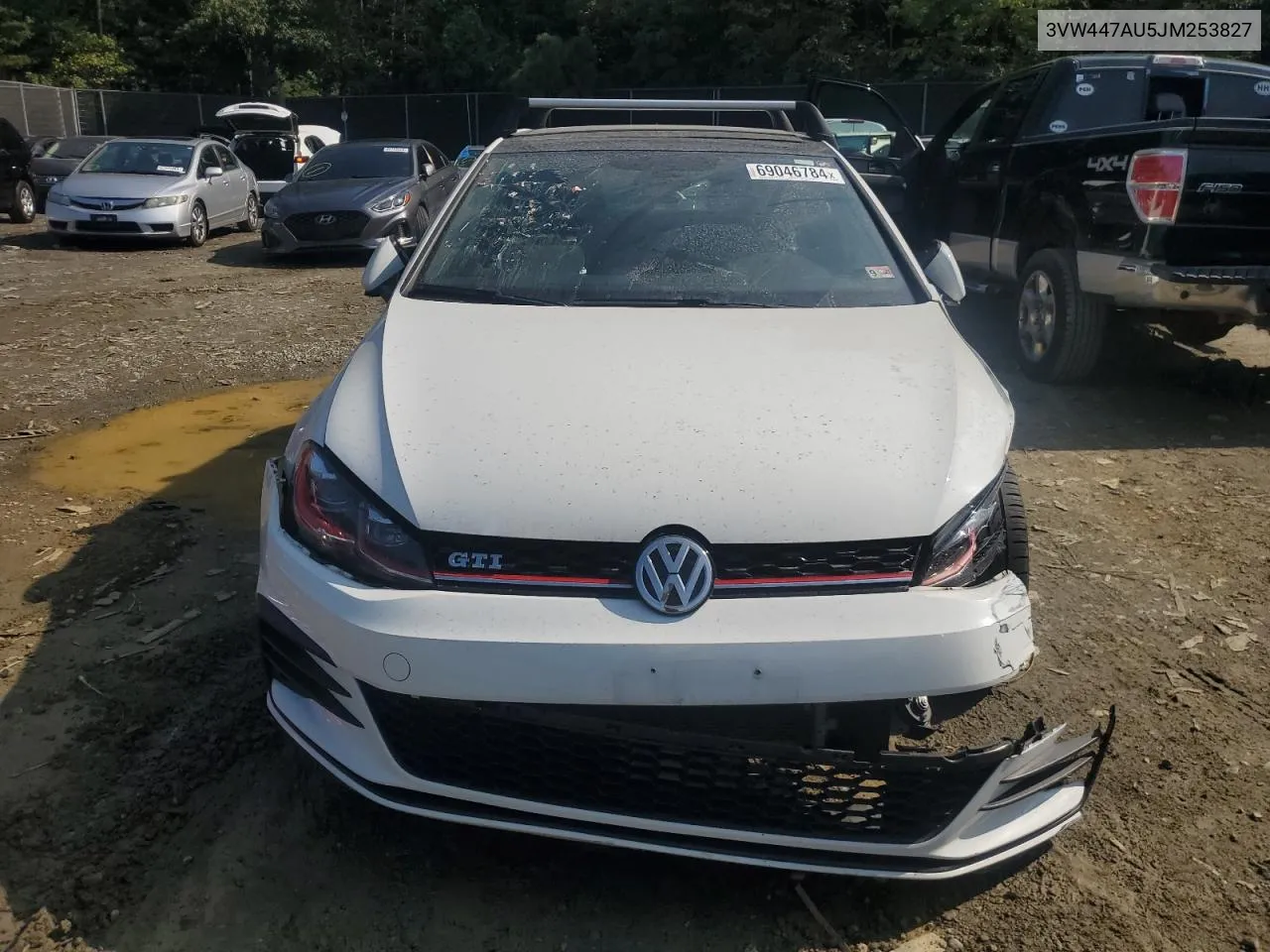 2018 Volkswagen Gti S/Se VIN: 3VW447AU5JM253827 Lot: 69046784