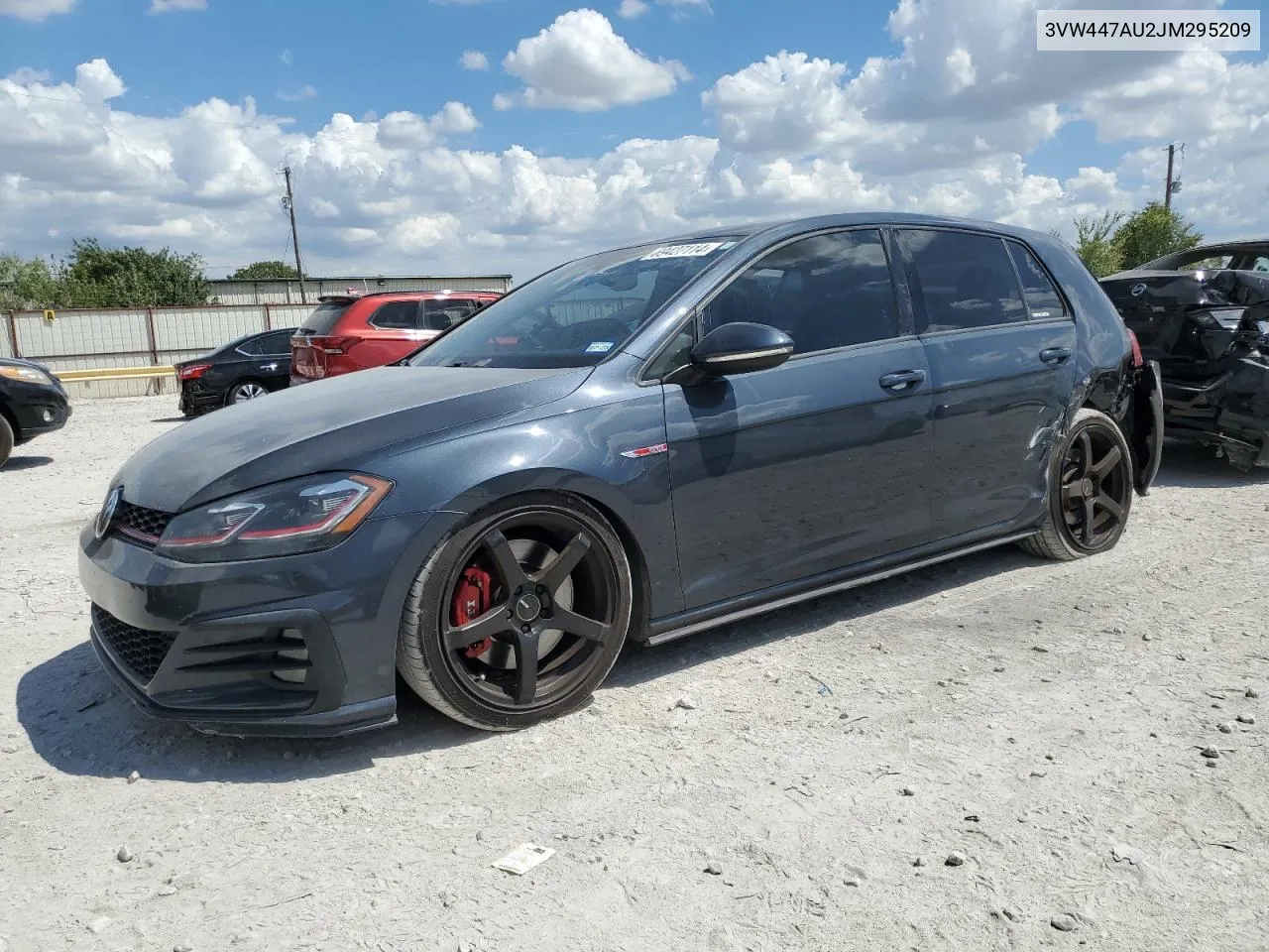 2018 Volkswagen Gti S/Se VIN: 3VW447AU2JM295209 Lot: 69427114