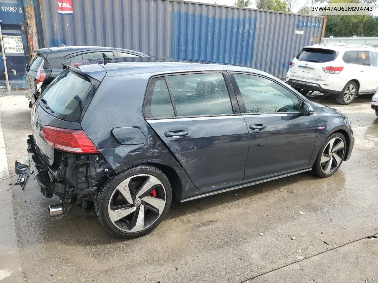 2018 Volkswagen Gti S/Se VIN: 3VW447AU6JM294743 Lot: 69638274