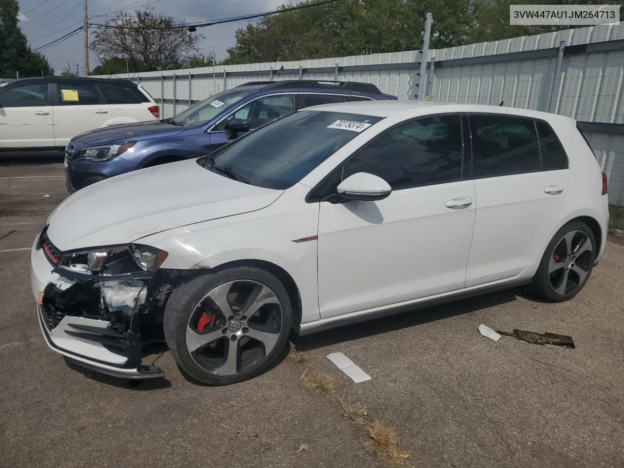 3VW447AU1JM264713 2018 Volkswagen Gti S/Se