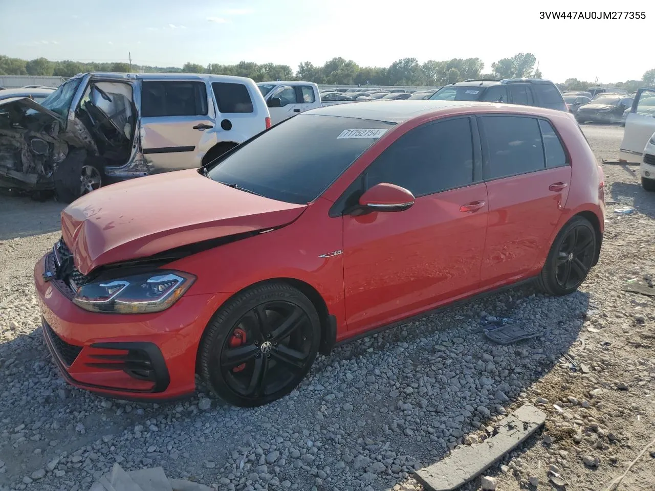 3VW447AU0JM277355 2018 Volkswagen Gti S/Se