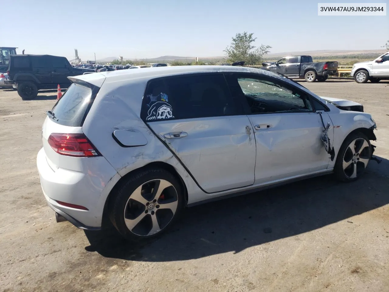 2018 Volkswagen Gti S/Se VIN: 3VW447AU9JM293344 Lot: 73604794