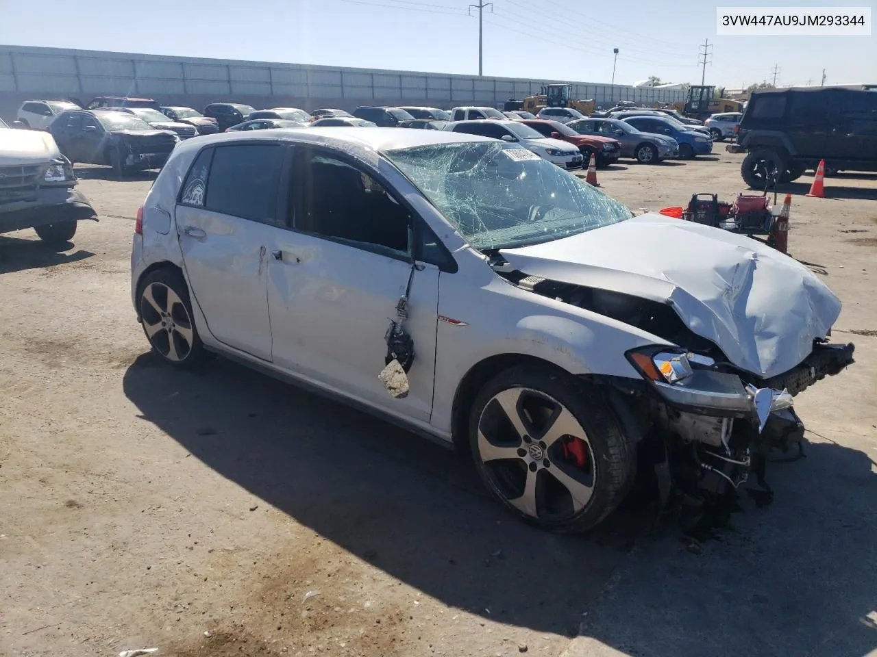 2018 Volkswagen Gti S/Se VIN: 3VW447AU9JM293344 Lot: 73604794