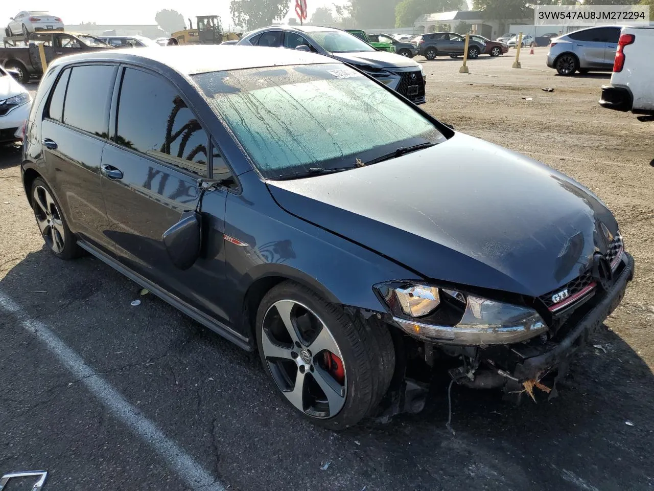 2018 Volkswagen Gti S VIN: 3VW547AU8JM272294 Lot: 75138114